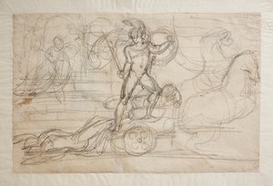Achilles sporer Hectors krop efter sin vogn. Paolo og Francesca,